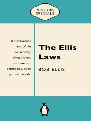 cover image of The Ellis Laws